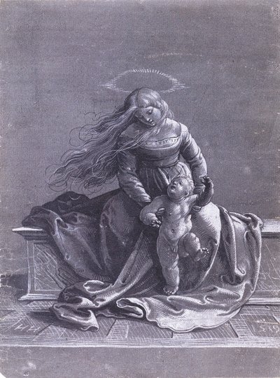 Virgen y Niño Sentados de Hans Holbein der Jüngere